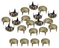 80 rivets dôme en cuivre, 10 mm, pour projets de bricolage