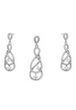NAEMI Sieraden set zilver / transparant