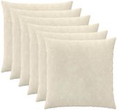 vidaXL Kussensloop Crèmekleurig 70 x 70 cm (6 stuks)