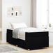 Maison Exclusive - Cadre de lit avec matelas, noir, 90 x 190 cm, tissu