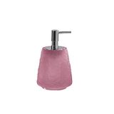 Gedy Irina Zeepdispenser, hars, roze, 9,9 x 9,9 x 16 cm