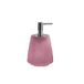Gedy Irina Zeepdispenser, hars, roze, 9,9 x 9,9 x 16 cm