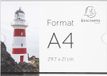 Exacompta 10x Wandpocket A4 Horizontaal Transparant