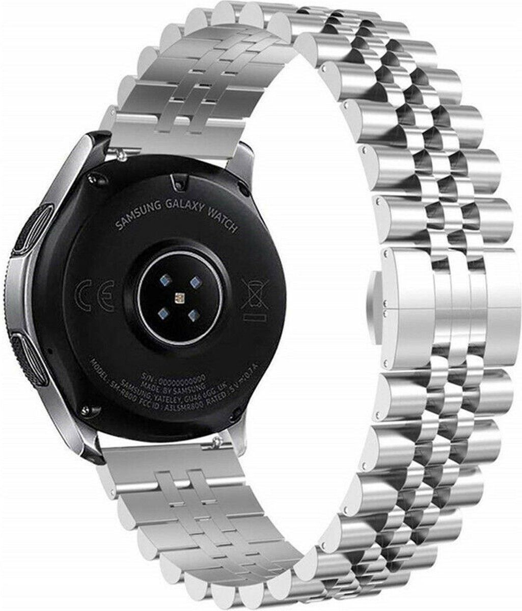 Strap-it Huawei Watch GT 2 Pro Jubilee stalen band - zilver