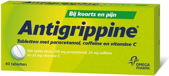 Antigrippine 250mg - 1 x 40 tabletten