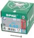 Spax - Spaanplaatschroeven - Torx 20 Bolkop - 4,0 x 40mm - Voldraad - RVS (200 stuks)