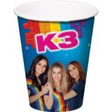 Folat K3 wegwerpbeker 250 ml Papier 6 stuk(s) Meerkleurig