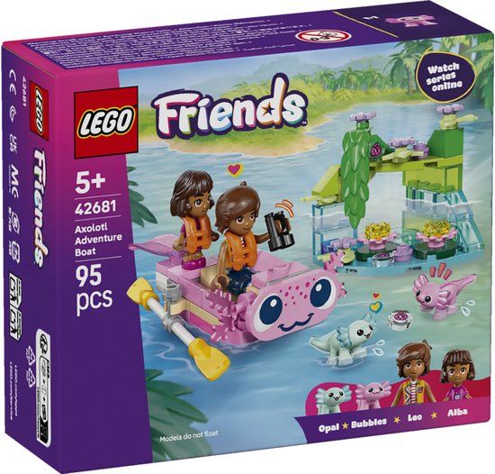 LEGO Friends Axolotl avontuur boot bouwset - speelgoed - 42681