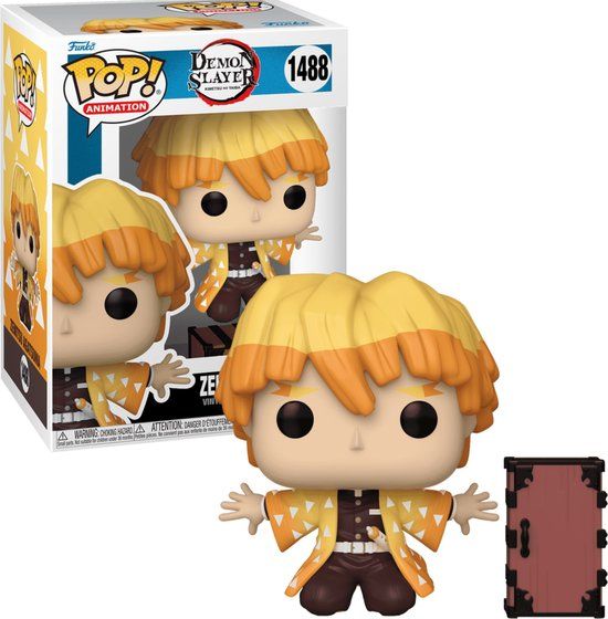 Funko POP! Demon Slayer: Zenitsu Protecting Nezuko's Box - Exclusive Figure