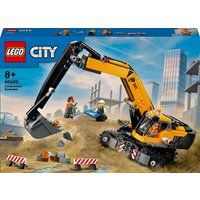 LEGO City Gele graafmachine 60420 Bouwset - 633 Onderdelen - 8+ Jaar