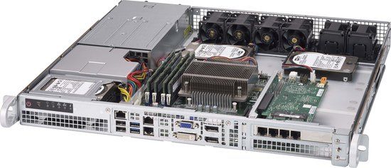 Supermicro CSE-515-R407 computerbehuizing Rack Zilver 400 W