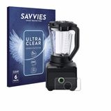 Savvies Protection d'écran pour Braun PowerBlend 9 - Film protecteur transparent 6 Pièces