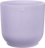 Elho Vibes Fold Rond 47 - Grand pot de fleurs d'intérieur - 100% plastique recyclé - Ø 47 x H 43.6 - Lilas doux