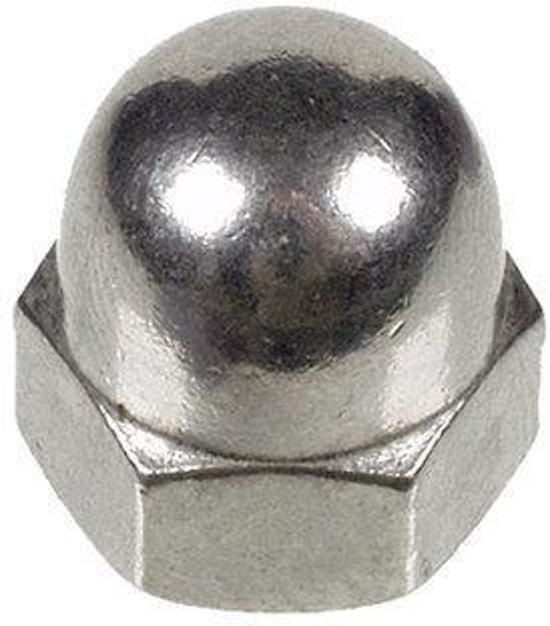 Hoenderdaal dopmoer m12 rvs A2 1587 - 8712811071583
