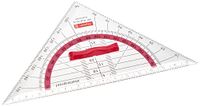10X BRUNNEN 10X geometrie-driehoek 16 cm greep roze