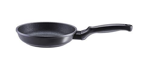 Rösle CADINI braadpan, hoogwaardige gegoten aluminium pan met krasbestendige anti-aanbaklaag ProResist, 20 cm diameter, PFOA-vrij, zwart, geschikt voor inductie