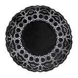 Garcia de Pou Ronde Doilies, 34 cm, Papier, Zwart, 250 stuks