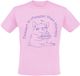 Todd Goldman Dessert Is Cheaper Than Therapy. Heren T-shirt - roze - M