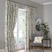 Dreams & Drapes Gordijnen - Indira - 100% Katoen Plooi Gordijnen met Tie-Backs - 66" Breedte x 54" druppel (168 x 137cm) in Koraal/Natuurlijk