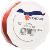 Pressent cadeaulint, polyester, rood, 25 m spoel 10 mm