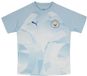Puma Manchester City FC 23/24 Voor De Wedstrijd Korte Mouw T-shirt Junior Blauw 9-10 Years Kinderen