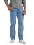 Wrangler Authentics Heren Classic Regular Fit Jeans, Lichte Wasssing