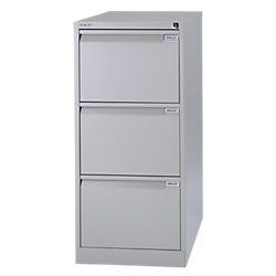 Bisley Hangmappenladenkast 3 laden Grijs 47 x 62 2 x 101 6 cm