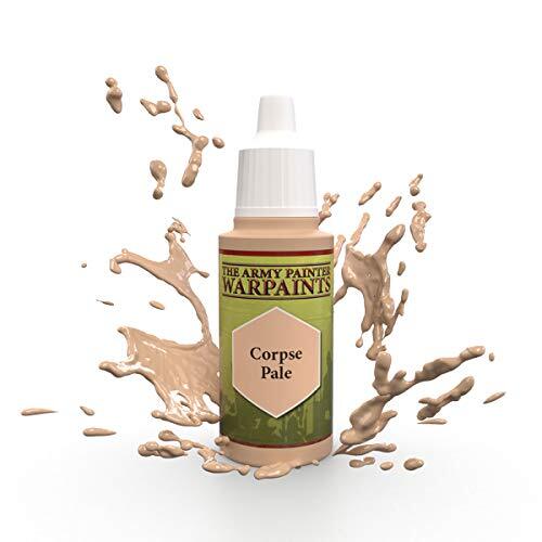 The Army Painter | Warpaint | Corpse Pale | Acrylic Non-Toxic Heavily Pigmented Water Based Paint for Tabletop Roleplaying, Boardgames, and Wargames Miniature Model Painting