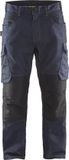 Blåkläder Service werkbroek denim 1497-1141 - Marineblauw/Zwart - C62
