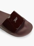 Tommy Hilfiger Badslippers - Dames - Burgundy - Maat 38