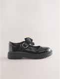 Next - Meisjes - Stoere Mary Jane-schoenen met strik voor school - Zwart