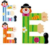 Sevi Letter E Clown Oranje 10 Cm