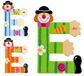 Sevi Letter E Clown Oranje 10 Cm