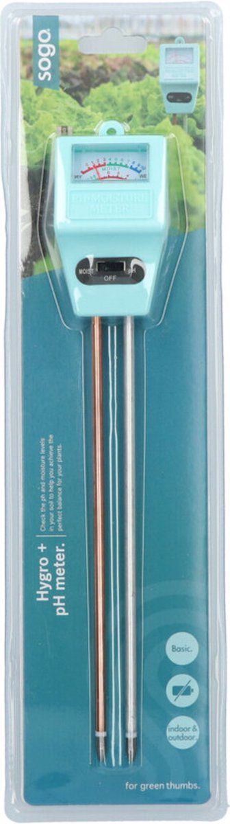 Sogo - PH- en vochtigheidsmeter