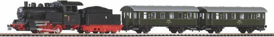 Piko 97933 H0 Startset PKP stoomloc met personentrein