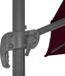 vidaXL Zweefparasol met Aluminium Paal 400x300 cm Taupe