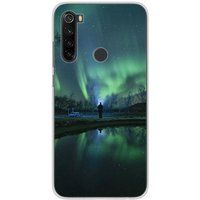 Xiaomi Redmi Note 8 Aurores boreales Bedrukt siliconen hoesje
