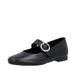 Remonte D0k14 ballerina's voor dames, zwart, 42 EU