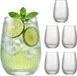 Merkloos Relaxdays Drinkglazen - 6 stuks - 400 ml - transparant