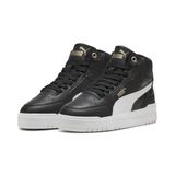 PUMA Shuffle Downtown Mid sneakers voor jongeren 35.5, Black White Gold