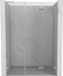 Mexen Lunar-F L porte de douche pliable droite 125 cm, transparent, nickel brossé