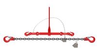 Dolezych Spansjorketting PowerLash L-150, 4000 daN, 2-delig, met vorkkophaak, 6,0 m lengte, ketting 8-8