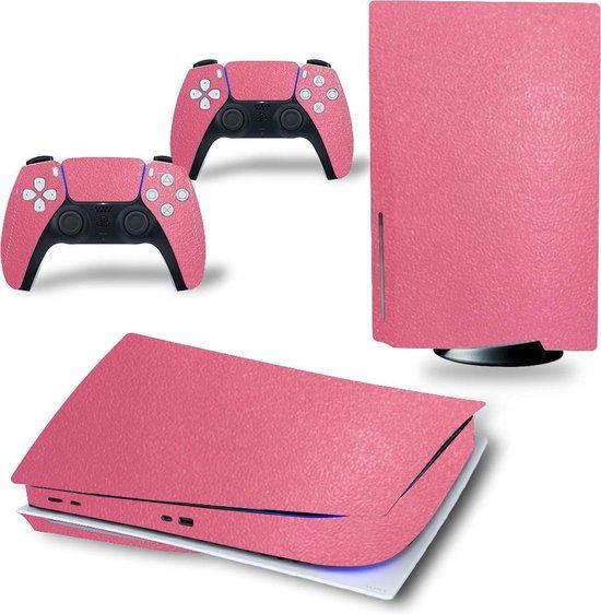 PS5 Skin Leather Pink - PS5 Disk | Playstation 5 Sticker