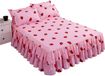 Kawaii Aardbei Drap-housse avec volant