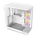 NZXT H6 Flow RGB - Compacte ATX PC-behuizing Dubbele Kamer - Wit