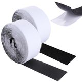 ASelected Zelfklevende klittenband 5 cm voor muggennetten, ramen, fotolijsten, automatten, zwart
