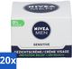 NIVEA MEN Sensitive Dagcrème voor het gezicht - 50 ml - Voordeelverpakking - 20 stuks