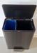 Rubbermaid Elite Dual Stream Pedaalemmer 60L Metallic Grafiet