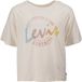 Levi's Fille Ss Meet And Greet Script Top Blanc Alyssum Taille: 12Y