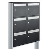 Allux Flow Set 2-Breed, 3-Hoog Op Statief Zwart - 40040070_2x3s